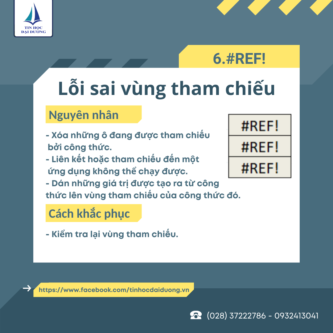 lỗi thường gặp trong Excel