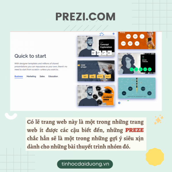 Prezi.com - Website làm Powerpoint